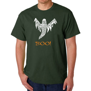 Halloween Ghost - Men's Word Art T-Shirt