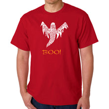 Load image into Gallery viewer, Halloween Ghost - Men&#39;s Word Art T-Shirt