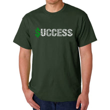 Load image into Gallery viewer, Success  - Men&#39;s Word Art T-Shirt