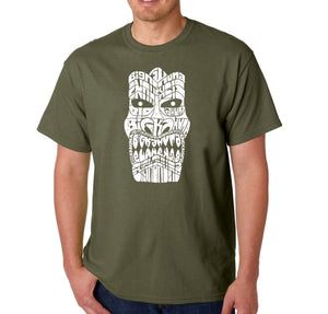 TIKI BIG KAHUNA - Men's Word Art T-Shirt