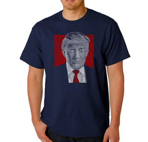 TRUMP Make America Great Again - Men's Word Art T-Shirt