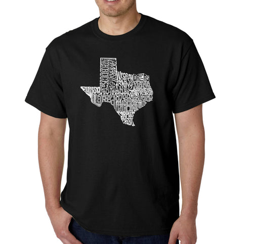 The Great State of Texas - Men's Word Art T-Shirt
