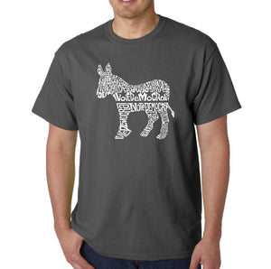 I Vote Democrat - Men's Word Art T-Shirt
