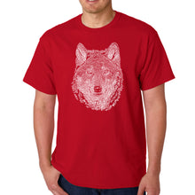 Load image into Gallery viewer, Wolf - Men&#39;s Word Art T-Shirt