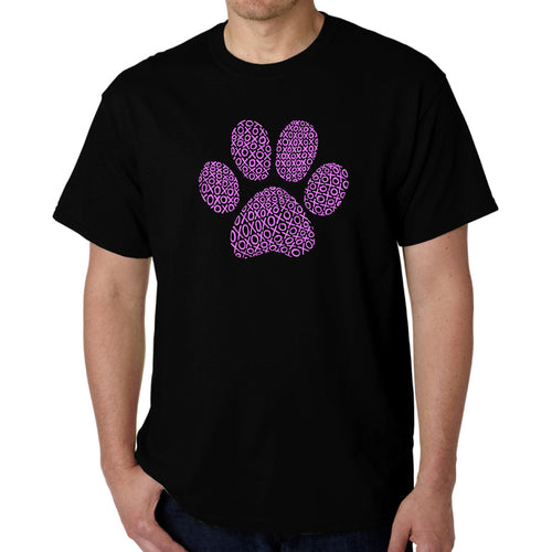 XOXO Dog Paw  - Men's Word Art T-Shirt