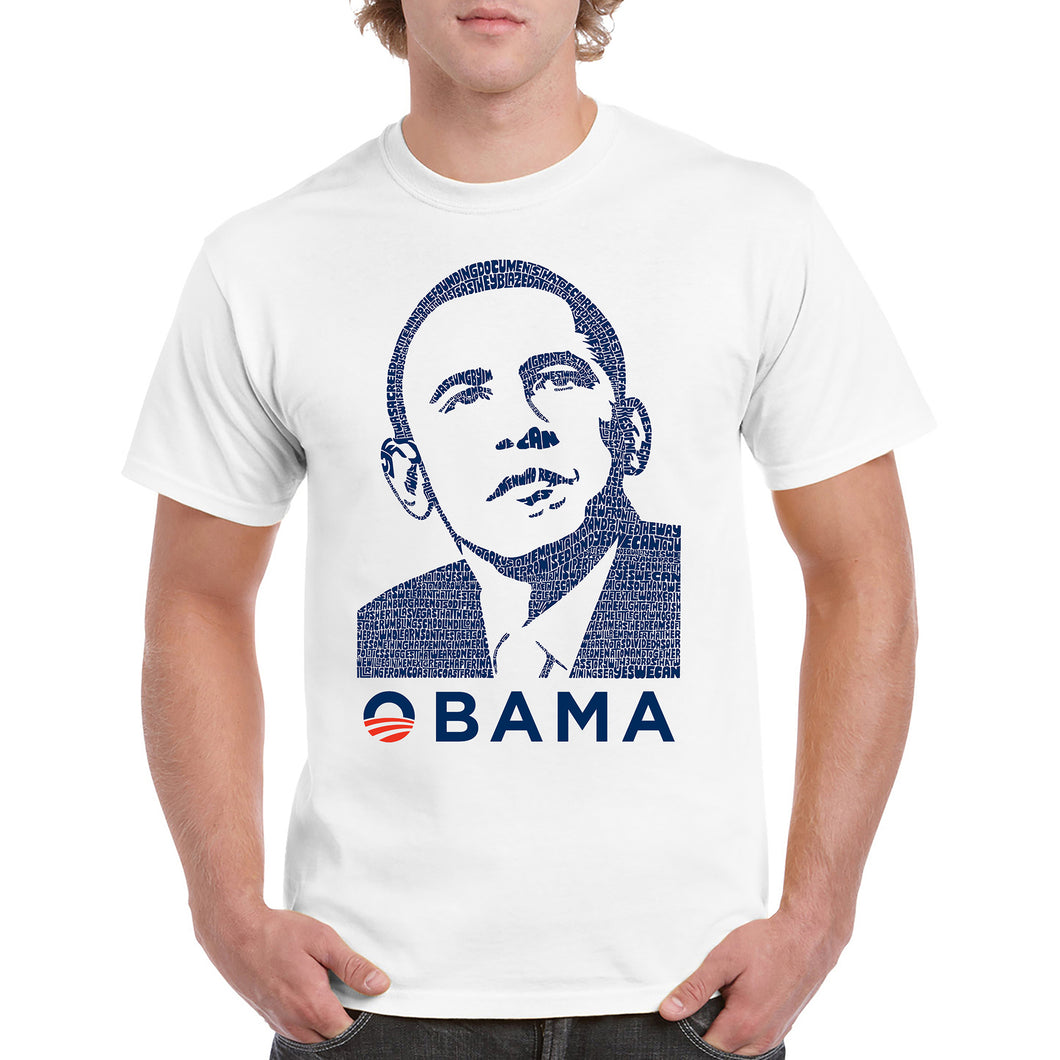 Obama - Men's Word Art T-Shirt