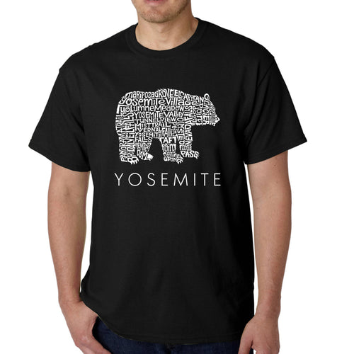 Yosemite Bear - Men's Word Art T-Shirt
