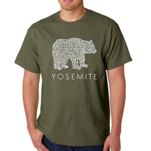 Load image into Gallery viewer, Yosemite Bear - Men&#39;s Word Art T-Shirt