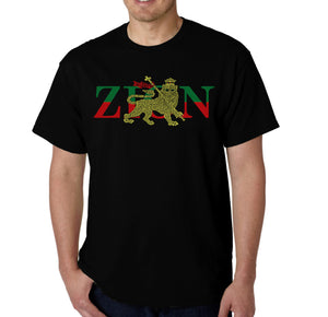 Zion One Love - Men's Word Art T-Shirt