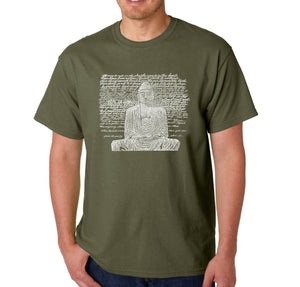 Zen Buddha - Men's Word Art T-Shirt
