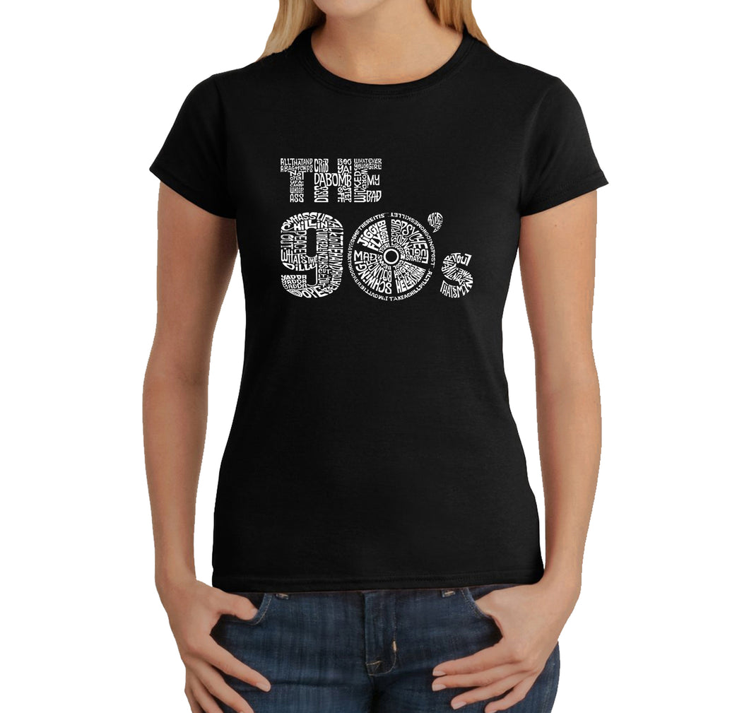 90S - Women's Word Art T-Shirt