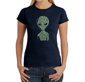 Alien - Women's Word Art T-Shirt