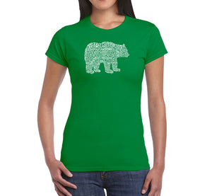 Bear Species - Women's Word Art T-Shirt