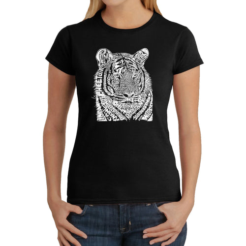 Big Cats -  Women's Word Art T-Shirt