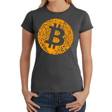 Load image into Gallery viewer, Bitcoin  - Women&#39;s Word Art T-Shirt