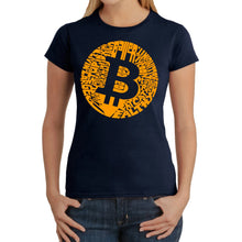 Load image into Gallery viewer, Bitcoin  - Women&#39;s Word Art T-Shirt