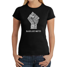 Load image into Gallery viewer, Black Lives Matter - Women&#39;s Word Art T-Shirt