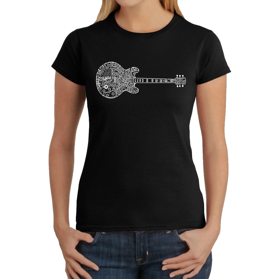 Blues Legends -  Women's Word Art T-Shirt