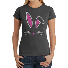 Load image into Gallery viewer, Bunny Ears  - Women&#39;s Word Art T-Shirt