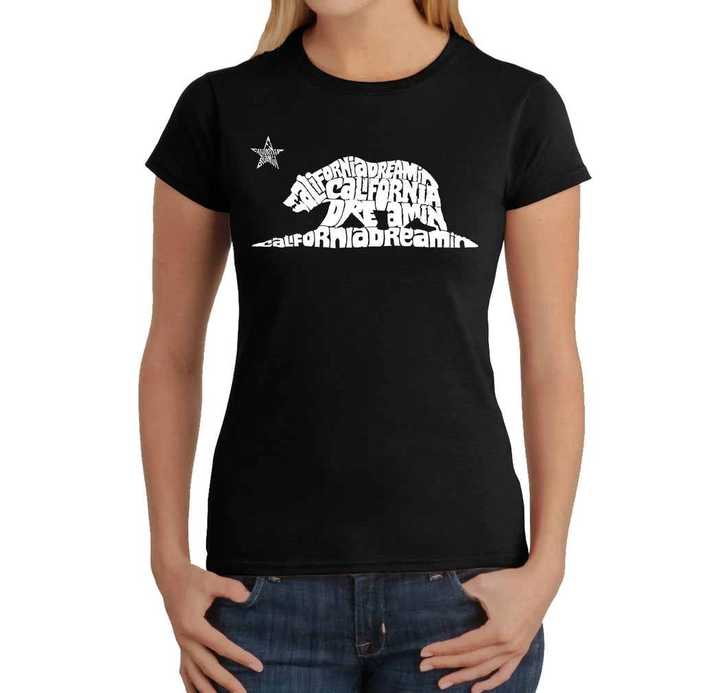 California Dreamin - Women's Word Art T-Shirt