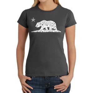 California Dreamin - Women's Word Art T-Shirt