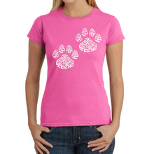 Load image into Gallery viewer, Cat Mom - Women&#39;s Word Art T-Shirt
