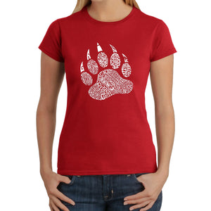 Types of Bears -  Women's Word Art T-Shirt