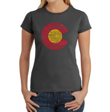 Load image into Gallery viewer, Colorado - Women&#39;s Word Art T-Shirt