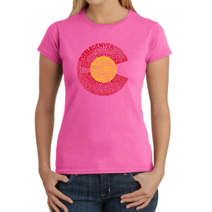 Colorado - Women's Word Art T-Shirt