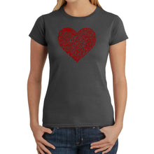 Load image into Gallery viewer, Country Music Heart - Women&#39;s Word Art T-Shirt