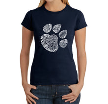 Load image into Gallery viewer, Cat Paw -  Women&#39;s Word Art T-Shirt