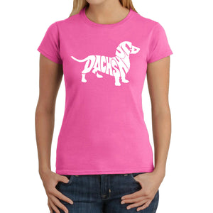 Dachshund  - Women's Word Art T-Shirt