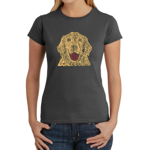 Dog - Women's Word Art T-Shirt