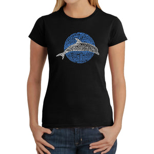 Species of Dolphin -  Women's Word Art T-Shirt