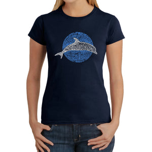 Species of Dolphin -  Women's Word Art T-Shirt