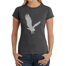 Load image into Gallery viewer, Eagle - Women&#39;s Word Art T-Shirt