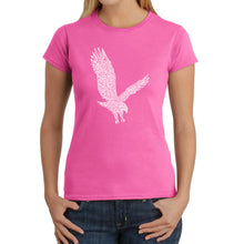 Load image into Gallery viewer, Eagle - Women&#39;s Word Art T-Shirt
