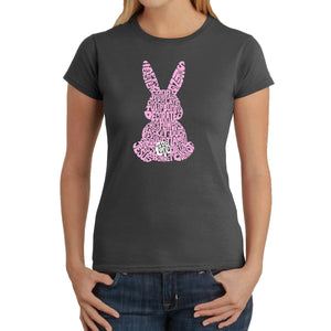 Easter Bunny  - Women's Word Art T-Shirt