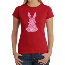 Load image into Gallery viewer, Easter Bunny  - Women&#39;s Word Art T-Shirt