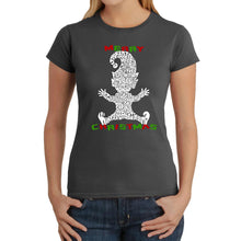 Load image into Gallery viewer, Christmas Elf - Women&#39;s Word Art T-Shirt