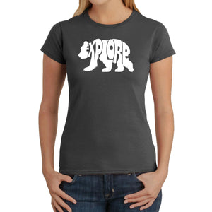 Explore - Women's Word Art T-Shirt
