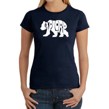 Load image into Gallery viewer, Explore - Women&#39;s Word Art T-Shirt