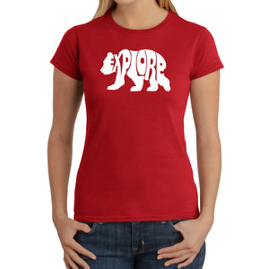 Explore - Women's Word Art T-Shirt