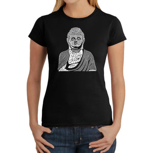 Buddha  - Women's Word Art T-Shirt