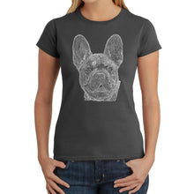 Load image into Gallery viewer, French Bulldog - Women&#39;s Word Art T-Shirt