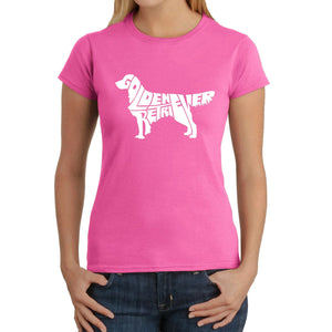 Golden Retreiver -  Women's Word Art T-Shirt