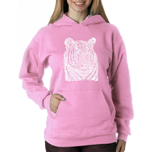 Big Cats - Women's Word Art Hooded Sweatshirt