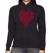 Load image into Gallery viewer, Crazy Little Thing Called Love - Women&#39;s Word Art Hooded Sweatshirt