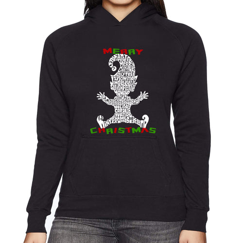 Christmas Elf - Women's Word Art Hooded Sweatshirt