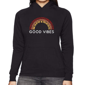 Good Vibes - Women's Word Art Hooded Sweatshirt